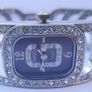 GUCCI Womens Quartz Dress Watch Crystal Encrusted Face And Strap Image 5