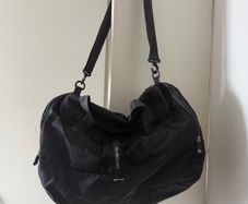 Samsonite Black Duffel Bag - Travel Holdall with Shoulder Strap