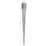 Ground Spikes 12 pcs Silver 7x7x90 cm Galvanised Steel Image 6