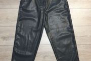 Mint Velvet Coated Tapered Trousers Size Uk 14l