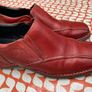 Pair of Pikolinos Leather Loafer Shoes, Red, Size 39 Image 3