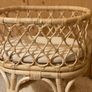 Rattan Doll's Bassinet - Cane Dolls Bed Image 9