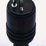Set of two, 2-Pin Dual Core Round Flat Plug, Audio or Lighting Power Connector, new, unopened. Image 3