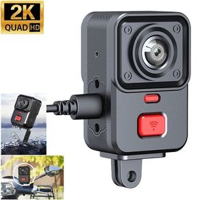 2K HD Dual Front and Rear Camera Motorcycle Motorbike Bike Helment Handlebar DVR WiFi Waterproof IP66 Single lens Loop Recording Cam Video Recorder Mountain Bicycle Motor