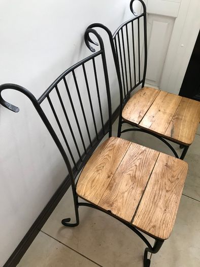 Two Metal Chairs