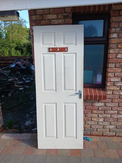 4 x Regency White Internal Doors (6'6" x 2'6")