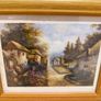scenic English cottage framed print Image 2