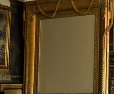 Stunning Antique Victorian Gilt Rope Twist Wall Mirror