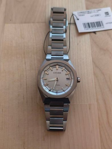 Brand New Citizen Attesa Super Titanium CB3040-56H (Eco-Drive Radio-Controlled) Full Set