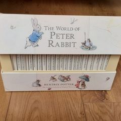 Peter Rabbit book collection in box - number 5 missing