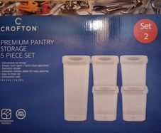 Crofton premium pantry storage 5-piece set