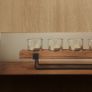 Simply Everyday  Tealight Holder on Wooden Stand Image 2