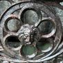 Pair of decorative cast iron bench ends Image 7