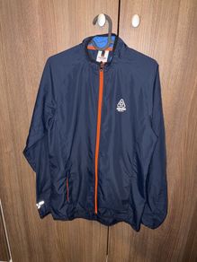 Azzurri Run Navy Blue Lightweight Running Windbreaker Jacket
