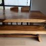 Hand Made Wooden Dining Set Image 6