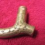 Vintage Brass Walking Stick Handle Image 5