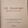 Ed Sheeran Memories We Made. By Christie Goodwin. First Edition Large Volume Hardback With Dustjacket In Good Condition.  38. Image 6