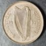 Ireland 1937  Farthing uncirculated coin Image 3