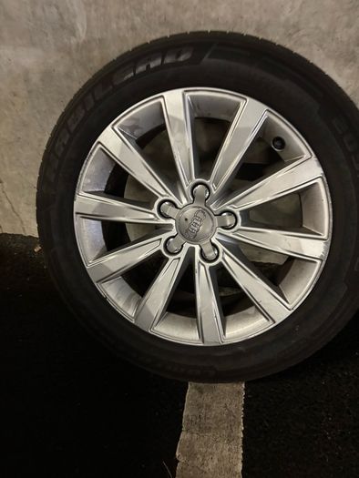 set of Audi wheels