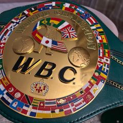 Stunning WBC BOXING full sized third generation championship belt