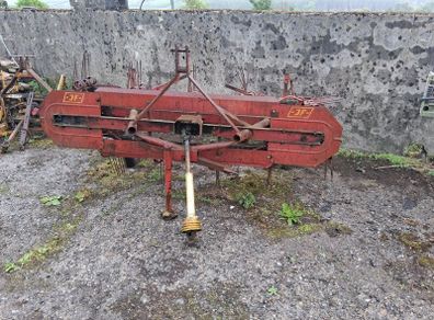 Farm yard clearance vintage machinery