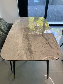 Mid century style Ceramic top dining table