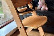 Kinderkraft ENOCK 3-in-1 Wooden Highchair Natural
