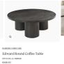 Edward Round Coffee Table - Used Like New Image 3