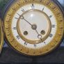 Japy Freres French Black Marble Mantel Clock Image 3