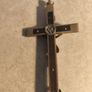 German Crucifix Skull Crossbones Metal Golgotha Crucifix vintage Image 10