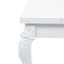 Dining Table 179x89x81 cm High Gloss White Image 7