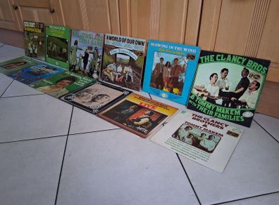 Vinyl Job lot Makem Clancy Majella etc