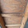 These are vintage wooden snow sleds Image 6