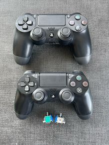 PS4 Controller DualShock 4 V2 Upgraded with TMR HallEffect Joysticks K-Silver J13 PRO+ - Original PlayStation 4
