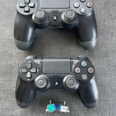 PS4 Controller DualShock 4 V2 Upgraded with TMR HallEffect Joysticks K-Silver J13 PRO+ - Original PlayStation 4