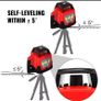 360 Rotary Laser Level Auto Self-Leveling 5 Degrees W/ Tripod Staff Nivel Laser Construction Tool for Outdoor Industry Image 3