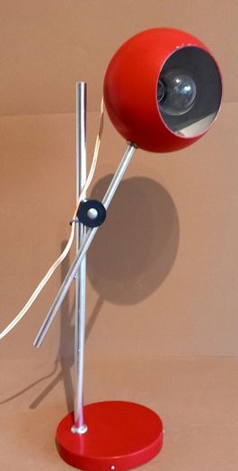 Space age crane lamp