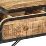 Sideboard 120x30x75 cm Solid Mango Wood Image 5