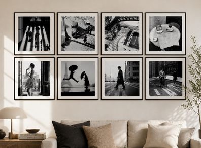 Black White Photo Wall Art Set