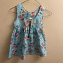 Blue floral dress (age 3-4) Image 3