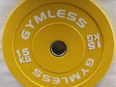 15 kg Olympic Bumper Plates Pair Warehouse Clearance