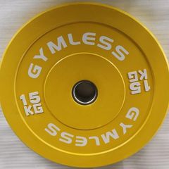 15 kg Olympic Bumper Plates Pair Warehouse Clearance