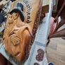 Beautiful Large Handcrafted Woodcarving Ian Lemmy Kilmister, Motorhead Image 10