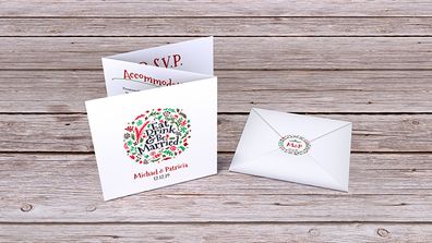 Winter/Christmas Trifold Invitation