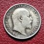 1903 United Kingdom  3 Pence - Edward VII  sterling silver coin Image 2
