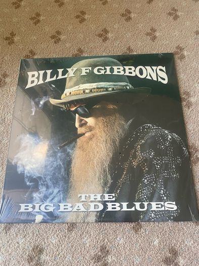 Billy Gibbons The Big Bad Blues Signed Vinyl with certificate