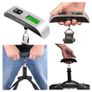 New 50kg Digital Hand LCD Travel Plane Thermometer Luggage Scale Hanging #1399 Image 3