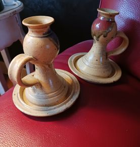 Pair of Badgerhill, Enniscorthy,Candle holders