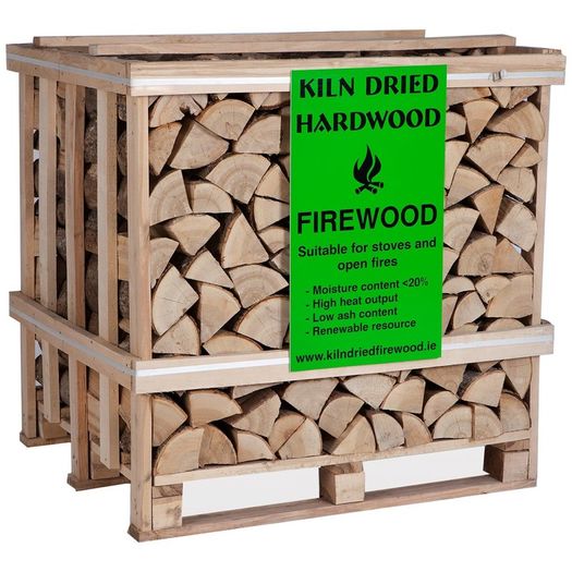 Kiln Dried Ash - Oak Mix Crate - 400kg (approx) Call To Check Stock.