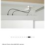 Micke Ikea white desk Image 3
